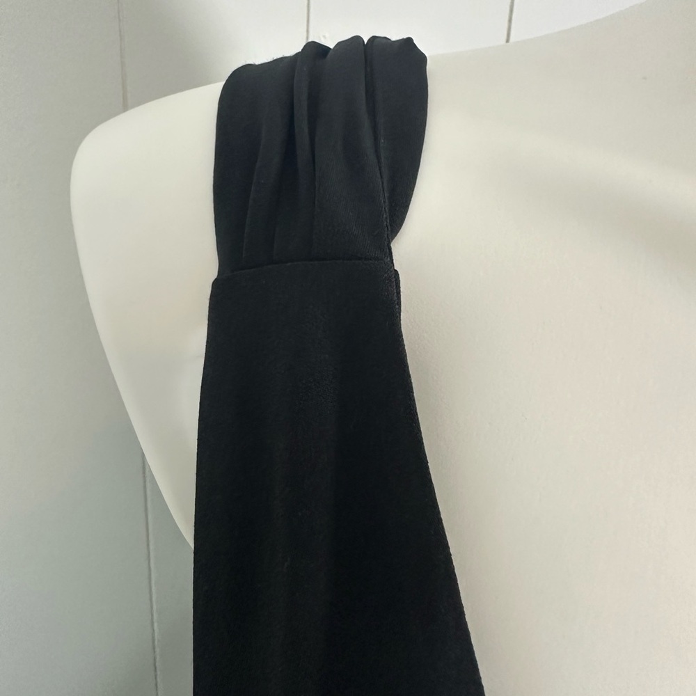 Max and Cleo black Silver Sleeveless V Neck Party Dress Sz 14 Cocktail - Picture 3 of 12